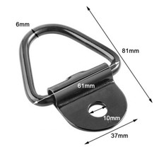 8x Zurrbügel D-Ringe